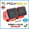 PG-220 Poly Gold Speaker 1+1