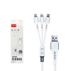 PL-8799 3IN1 İOS/LUNA/TYPE-C USB EXTRA KALİTE SARJ/DATA KABLO