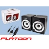 PLATOON PL-4022 AHŞAP KASA USB PC SPEAKER 1+1