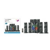 Platoon PL-4240 5D Super 5+1 RGB SD USB FM BLUETOOTH Subwoofer Multimedia Sinema Ses Sistemi