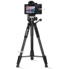 Profesyonel Telefon Kamera Tutucu Katlanabilir Tripot F8850