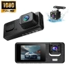 Q301 ÇİFT LENSLİ ARAÇ İÇİ DİKİZ GPS DASHCAM WIFI ARABA KAMERASI