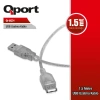 QPORT USB2.0 1.5MT UZATMA KABLOSU
