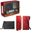 RADYO NOSTALJİ ŞARJLI BT/USB/SD/AUX/FM FENERLİ SAATLİ MİKADO MDR-105BT