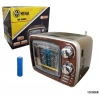 RADYO NOSTALJİ ŞARJLI BT/USB/SD/AUX/FM MEGA MG-1540BT