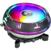 Rainbow Ufo İşlemci Fanı Intel AMD Uyumlu 3 PIN Hidrolik CPU RGB Fan