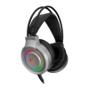 Rampage Rm-X5 Aırs Gri 7.1 USB Rgb LED Mikrofonlu Kulaküstü Kulaklık