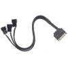 Sata Power To Fan Çevirici 3 Port Y Pin PWM Çoklayıcı Splitter Fan Kablosu 4597