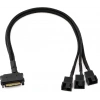 Sata Power To Fan Çevirici 3 Port Y Pin PWM Çoklayıcı Splitter Fan Kablosu 4597