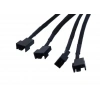 Sata Power To Fan Çevirici 4 Port Y Pin PWM Çoklayıcı Splitter Fan Kablosu 4598