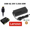 SPRANGE SR-L12 20V 3.25A 65W LENOVO USB UÇ PİN Notebook Adaptör