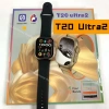 T20 Ultra 2 Akıllı Saat. 4 Kordonlu, Geniş Ekranlı