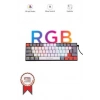 Torima Tk-06 Beyaz Mekanik Blue Switch Rgb Işıklı Kablolu Q Klavye