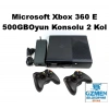 Xbox 360 E 500 Gb Oyun Konsolu +2 Kol