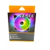 ZR-100 Rainbow Rgb Kasa Fanı 12CM Renkli Gökkuşağı Fanı 0.3A