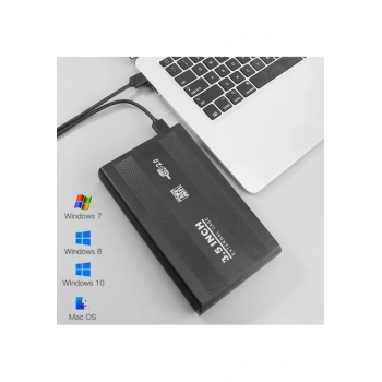 3.5 Sata Ssd Usb 2.0 Harici Harddisk Kutusu Alüminyum