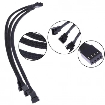 4 Pin Fan Çoklayıcı Y PWM Çoklayıcı Splitter Kablosu