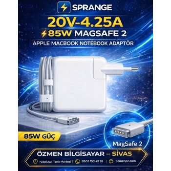 20V 4.25A 85W MAGSAFE 2 APPLE MACBOOK Notebook Adaptör