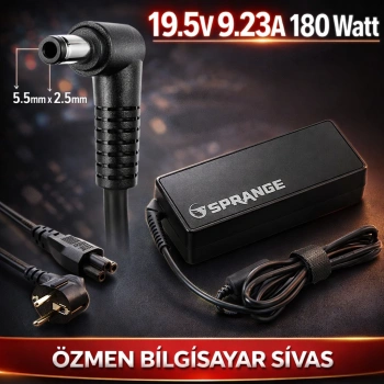 19.5V 9.23A 5.5*2.5mm 180 Watt For ASUS Laptop Adaptör