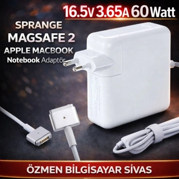 16.5V 3.65A 60W MAGSAFE 2 APPLE MACBOOK Notebook Adaptör