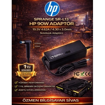 SPRANGE SR-L13 19.5V 4.62A 4.30*3.0 HP NOTEBOOK ADAPTÖR
