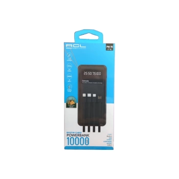 Acl Pw-70 Cable Serisi 10000 Mah LCD Ekran Taşınabilir Şarj Aleti/powerbank