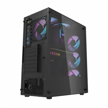 AIGO DK351 USB3.0 3x12CM FAN TEMPERLI CAM SIYAH E-ATX KASA