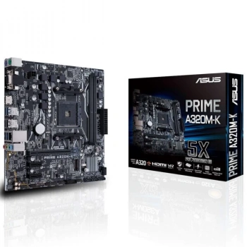 ASUS PRIME A320M-K AM4 DDR4 SES GLAN VGA SATA3 USB3.0 MATX