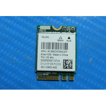 Dell Alienware 15 R3 Orijinal Kablosuz WiFi Kartı