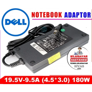 Dell Notebook Adaptörü 19.5V-9.5A 4.5*3.0 180W (CUADP048)