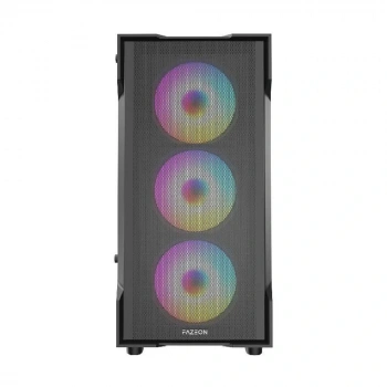 FAZEON F1 650W 80+ BRONZE 4x120MM RGB FANLI mATX MESH KASA
