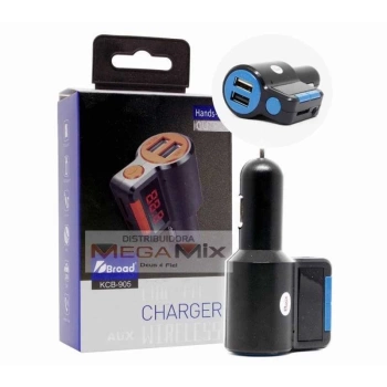 FM Bluetooth Transmitter Çift Girişli Broad KCB-905
