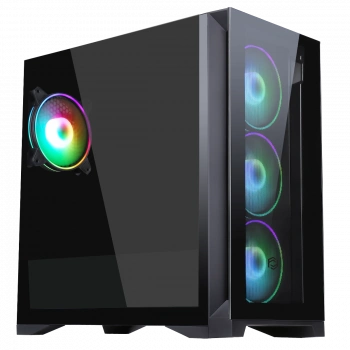 FRISBY FC-9450G 750W 80+BRONZE USB3.0 4x12CM RGB FAN MID TOWER ATX SIYAH KASA