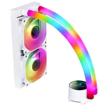 GAMEBOOSTER INFINITY 240WE ARGB FAN 2x12CM INTEL 1700P/AM5 UYUMLU SIVI SOGUTUCU