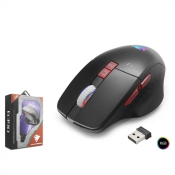 Hadron G390 Kablosuz Oyuncu Mouse Type-C Port Şarjlı Göstergeli Rgb 1600Dpi Sessiz Siyah
