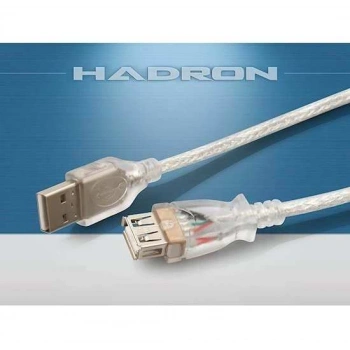 HADRON HD4248 USB 1.5M TRANSPARENT UZATMA KABLOSU