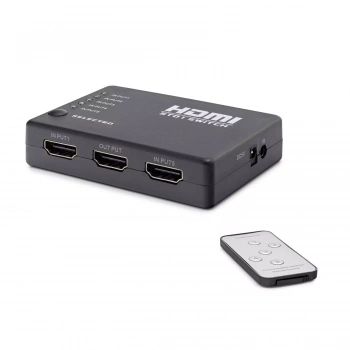 HADRON HDX1272 SWITCH HDMI KUMANDALI 5 PORT