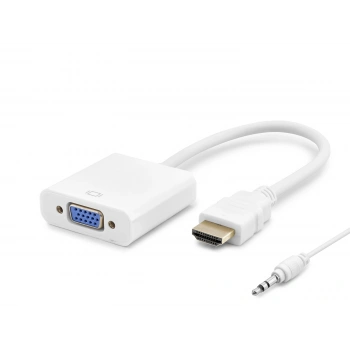 HADRON HDX2019(4105) ÇEVİRİCİ HDMI TO VGA + SESLI