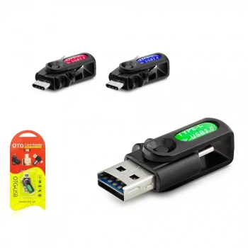 HADRON HDX7025 TYPE-C CARD READER MICRO SD