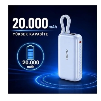 HEPU HP-AP02 20.000 mAh Qualcomm Quick Charge 3.0 Powerbank