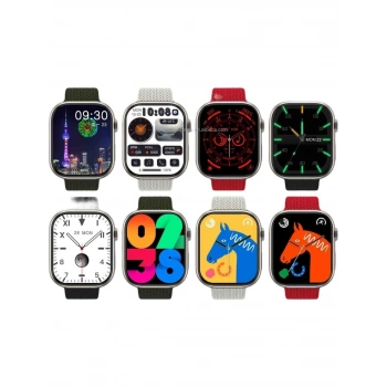 HK9 Pro Titanyum Amoled 45 MM Akıllı Saat