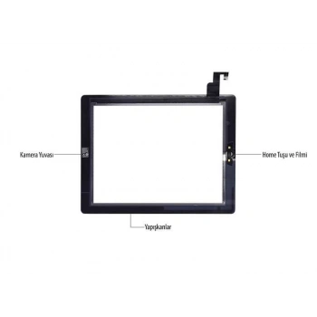 İPAD 2 A1396 DOKUNMATİK EKRAN - SİYAH