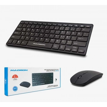 KABLOSUZ MİNİ KLAVYE MOUSE SETİ WİFİ KEYBOARD HADRON HD 839
