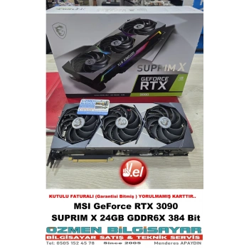 MSI GeForce RTX 3090 SUPRIM X 24G 24GB GDDR6X 384 Bit