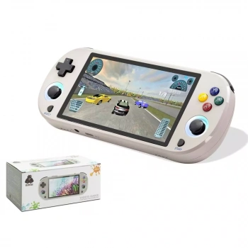 Nodar Nd757 M22 Pro Retro El Konsolu – 5 Ekran, Çift Çekirdek, 128GB, RGB Işıklı Gamepad