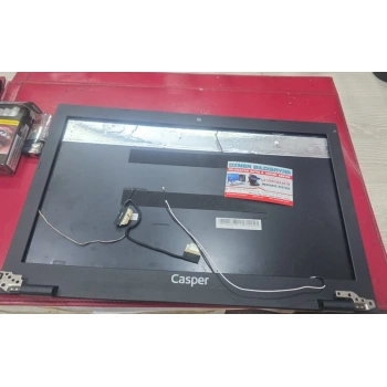 Orjinal Servis Çıkması Casper F600, F650, F700 F15 Serisi Laptop Ekran Arka Kasası Lcd Cover, Menteşe Takımı, Ekran flex kablo