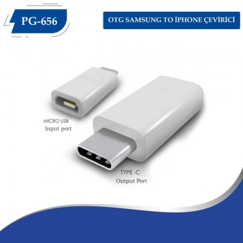 OTG SAMSUNG TO İPHONE ÇEVİRİCİ