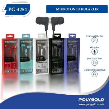 PG-4254 Mikrofonlu Kulaklık