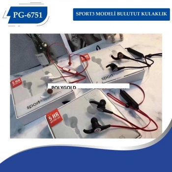 PG-6751 SPORT3 MODELİ BULUTUT KULAKLIK