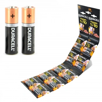 PİL AA KALEM ALKALİN 2 Lİ KARTELA YIRTMALI PAKET DURACELL